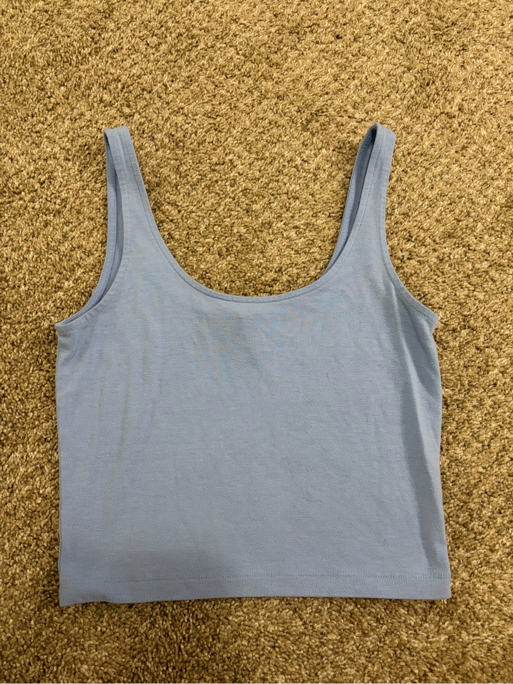 Forever 21 Light Blue Scoop Neck Tank Top